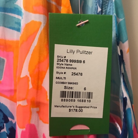 lilly pulitzer enona romper 💕 - Picture 5 of 5